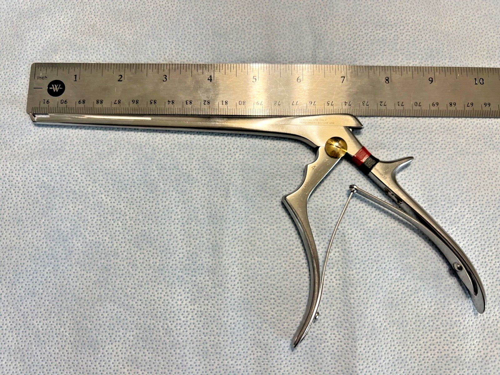 Codman Symmetry 53-1518 Cervical Kerrison Rongeur 4mm X 40° UpBite X 7″ Neuro