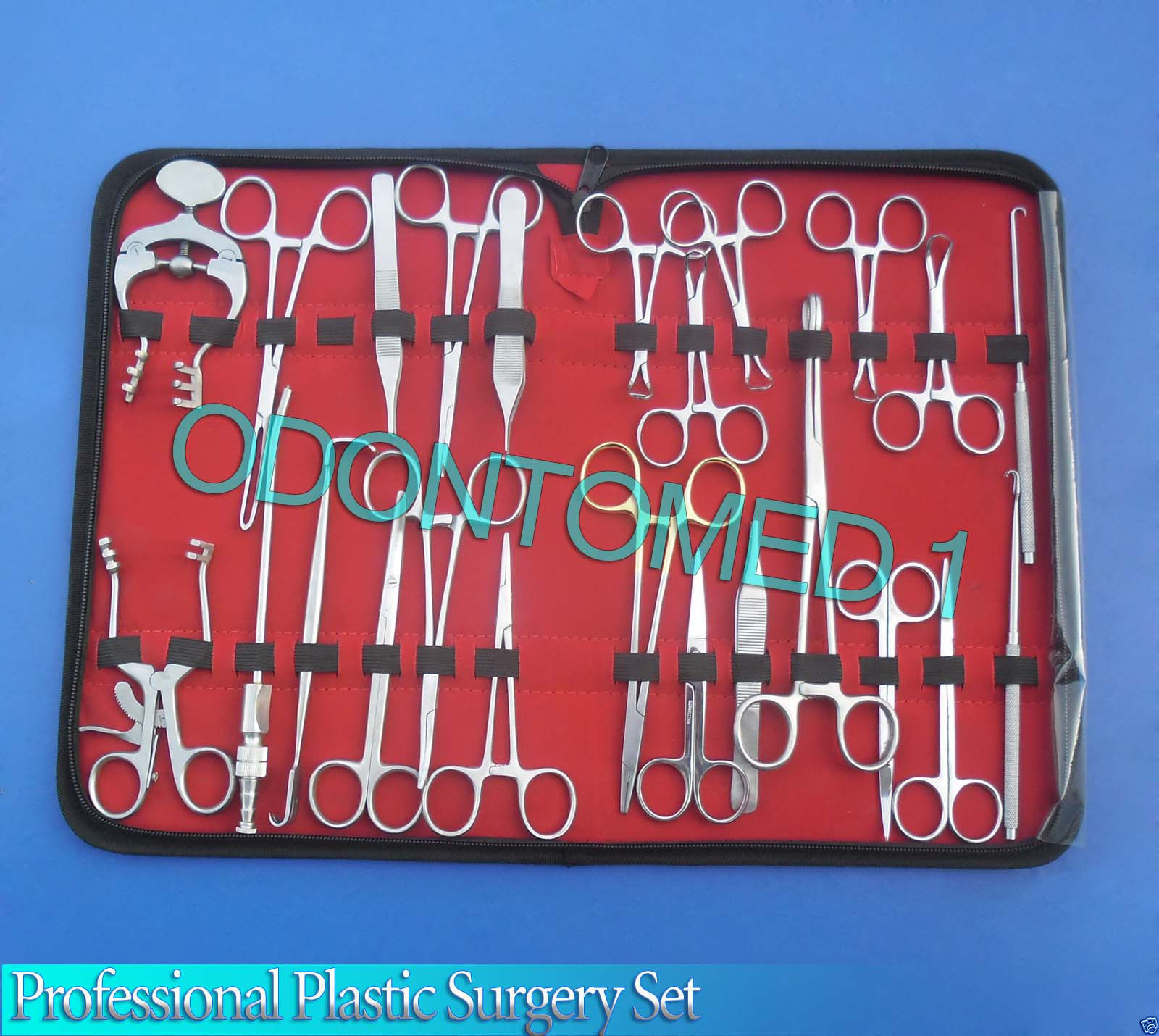 36 PCS PROFESSIONAL PLASTIC SURGERY SET SURGICAL INSTRUMENTS