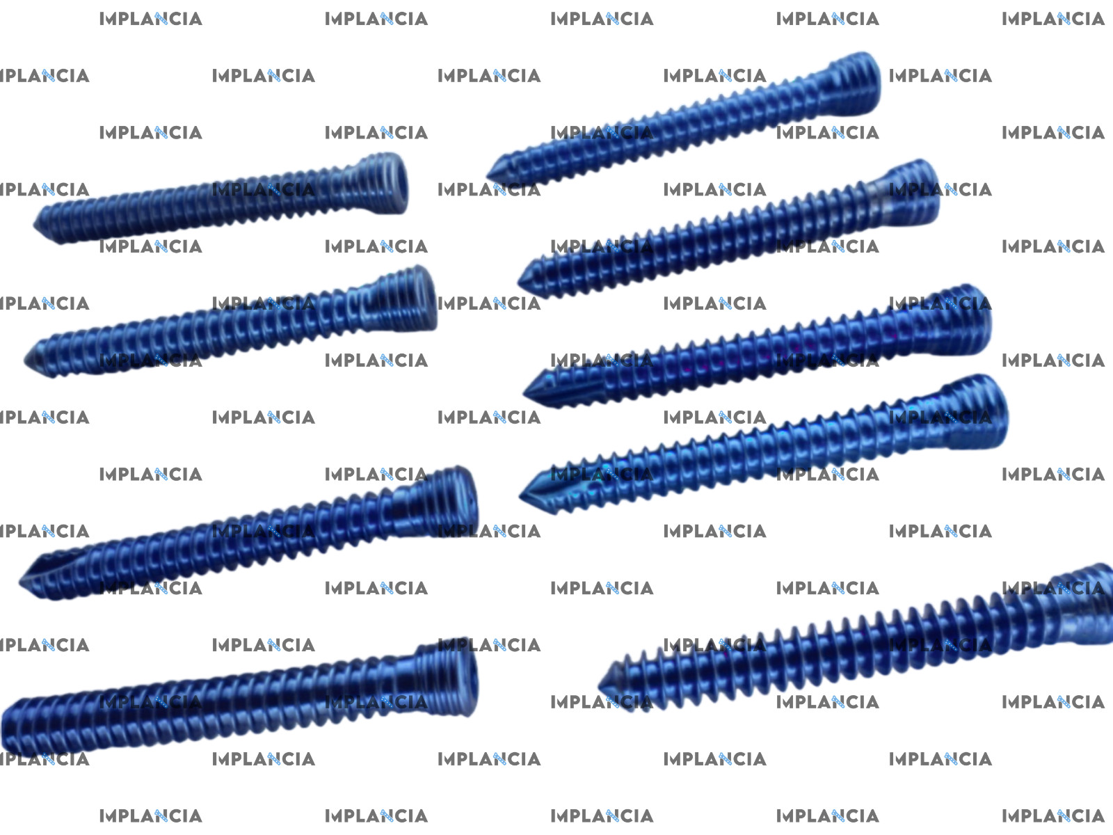 5.0mm Locking Self Tapping Screws 20mm to 46mm 70 Pcs Titanium Set