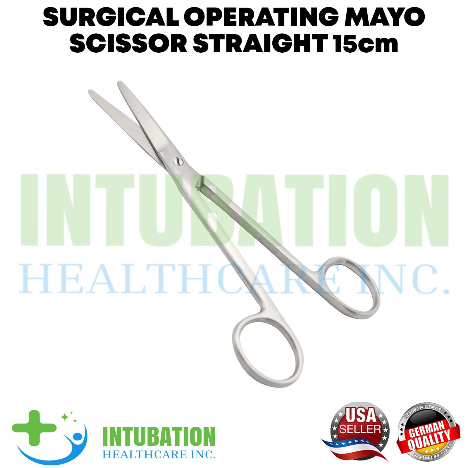 Surgical Mayo Scissor Straight 15cm Stainless Steel Surgical Instrument