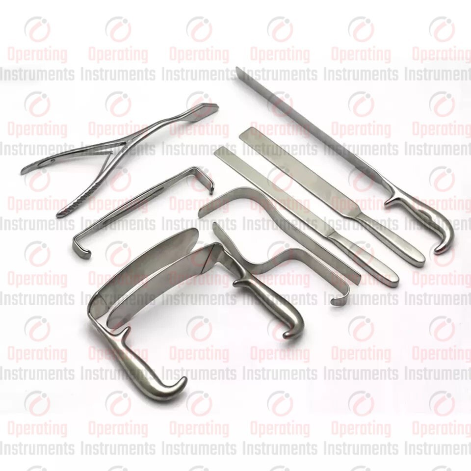 Gluteos instruments Set of 9 Pcs Plastic Surgery Surgical instrument Top Quality