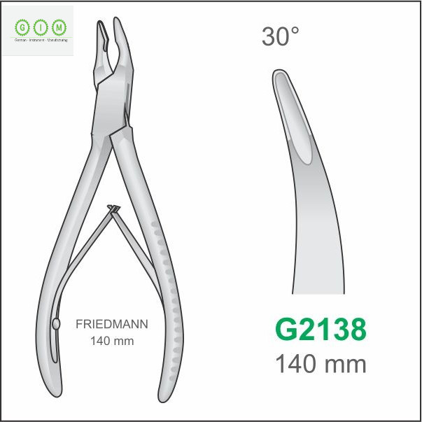 Surgical Bone Rongeurs Forceps Mini Friedmann Luer Ruskin Cleveland Instruments