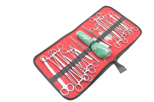 Veterinary Surgical Instrument Large Animal 1 Set 21 Pieces S.S.