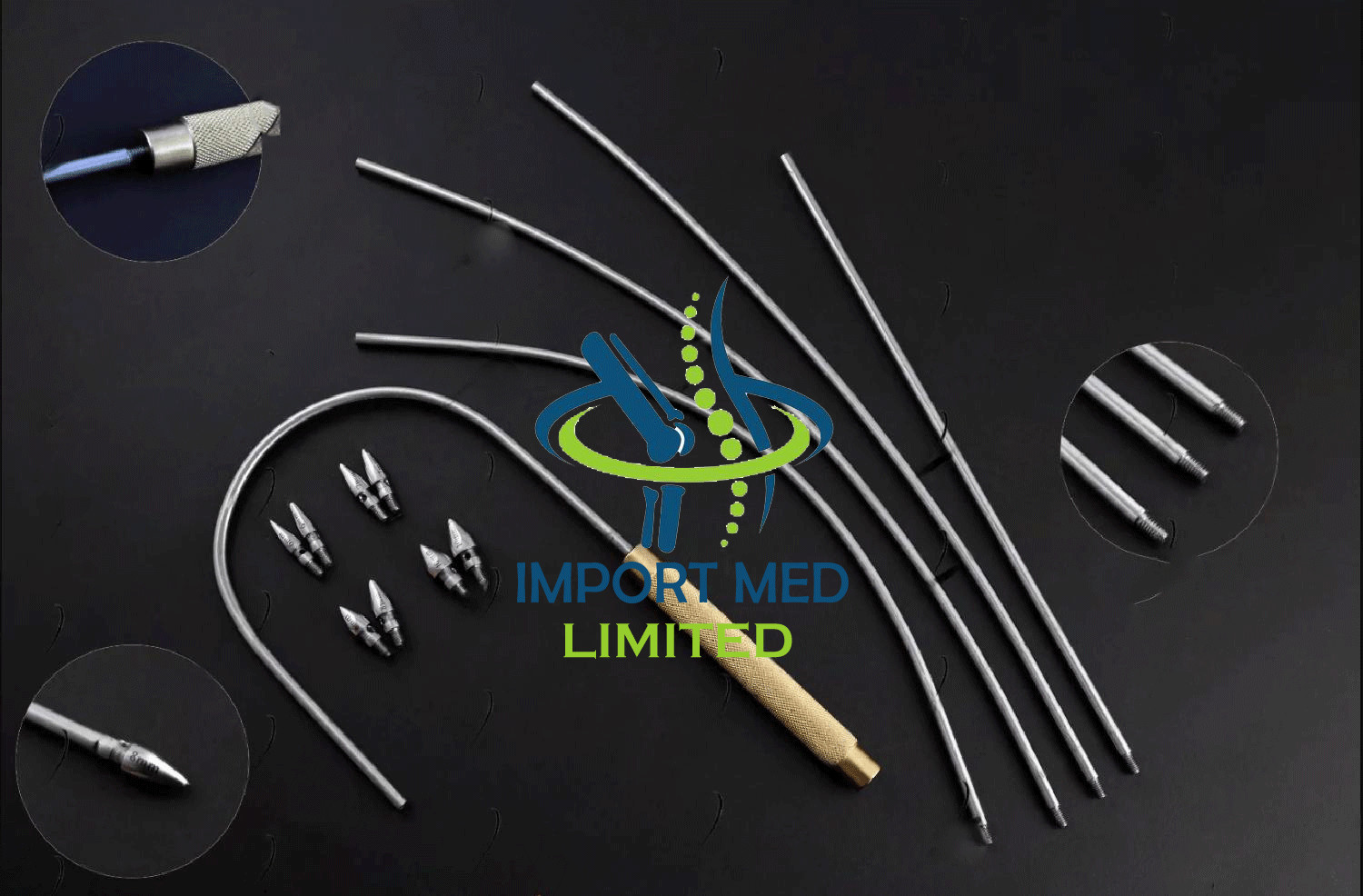 Vascular Set Fistula Tunneler Set of 14 PCs Orthopedic Surgical Instruments