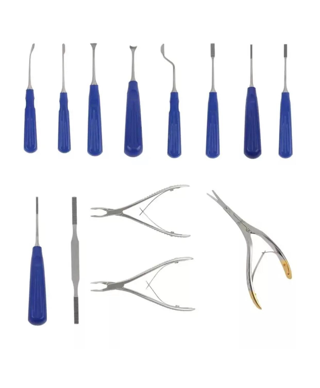 Rhinoplasty Preservation Instruments Set of 13 pcs Plastic Surgery