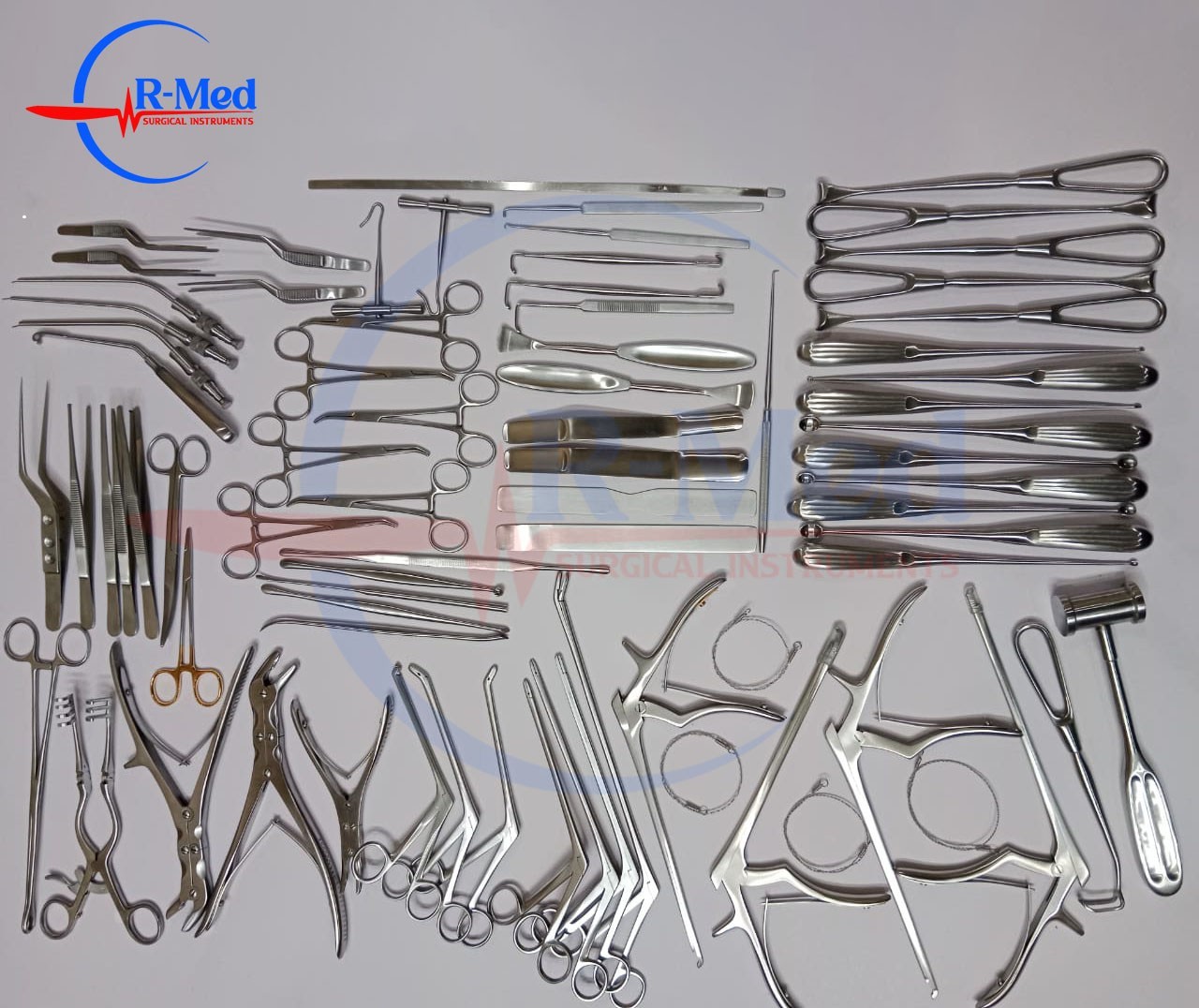 Basic Craniotomy & Laminectomy Surgical Orthopedic Spinal Instruments 78 Pcs Set