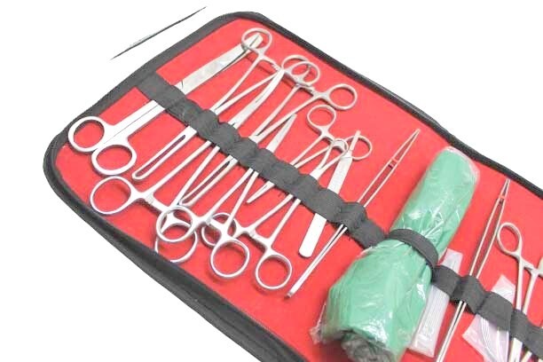 Veterinary Surgical Instrument Large Animal 1 Set 21 Pieces S.S.