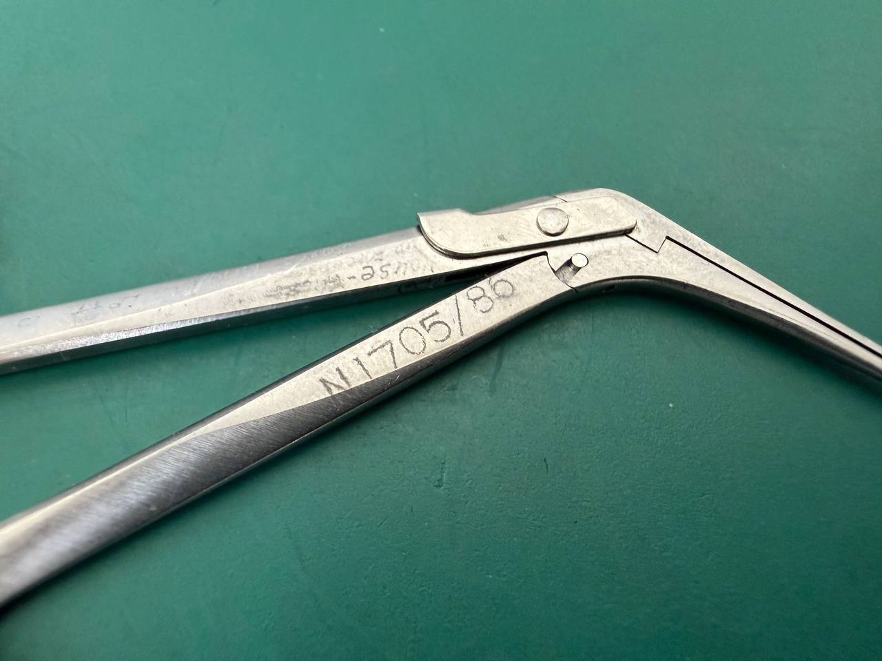 Storz N1705-86 ENT Micro Spoon Tongs Tweezers / ENT Micro Oval Cup Forceps