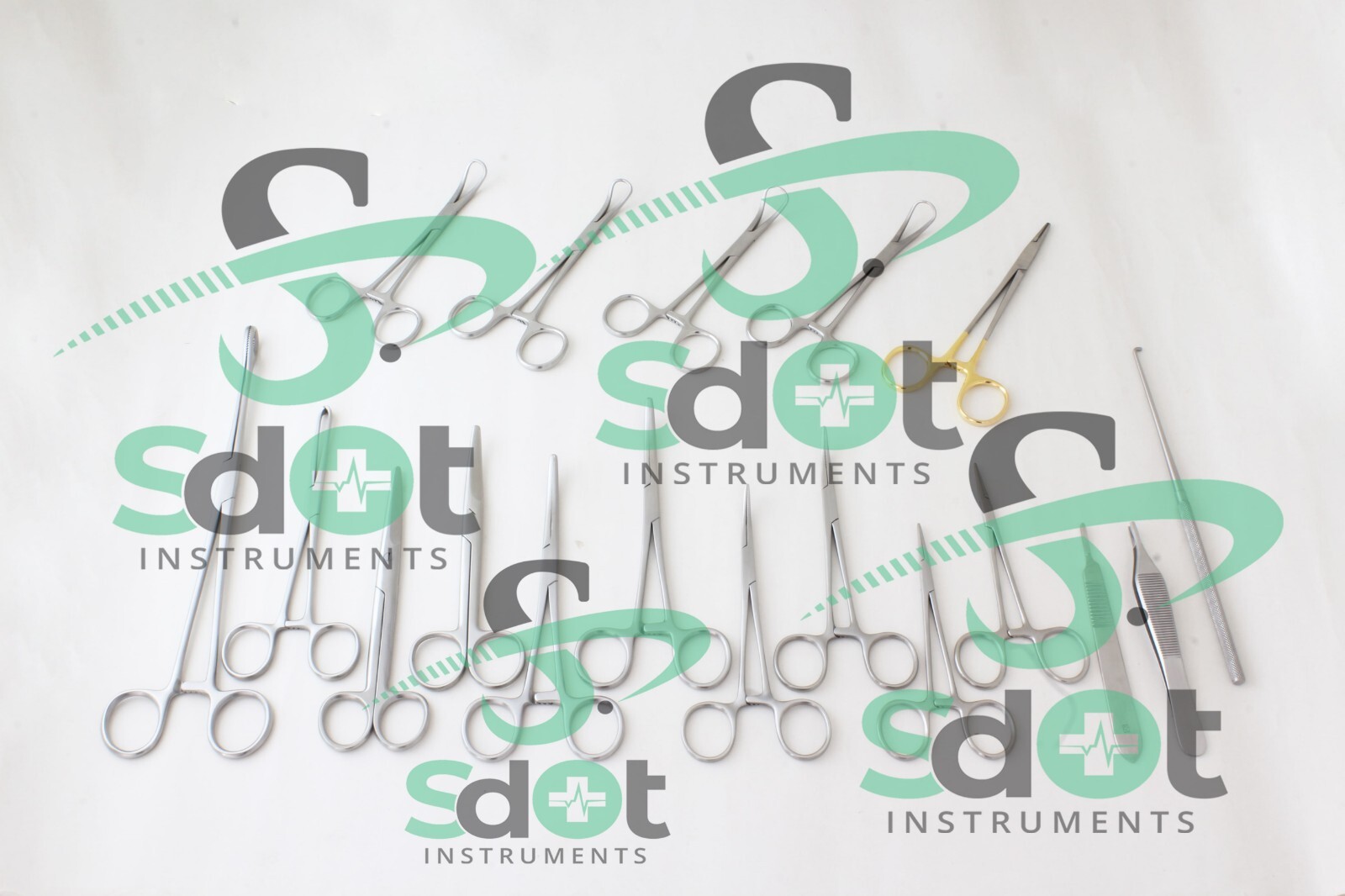 18 PCs Spay Neuter Veterinary Instruments Set Forceps Stainless Steel SdOt