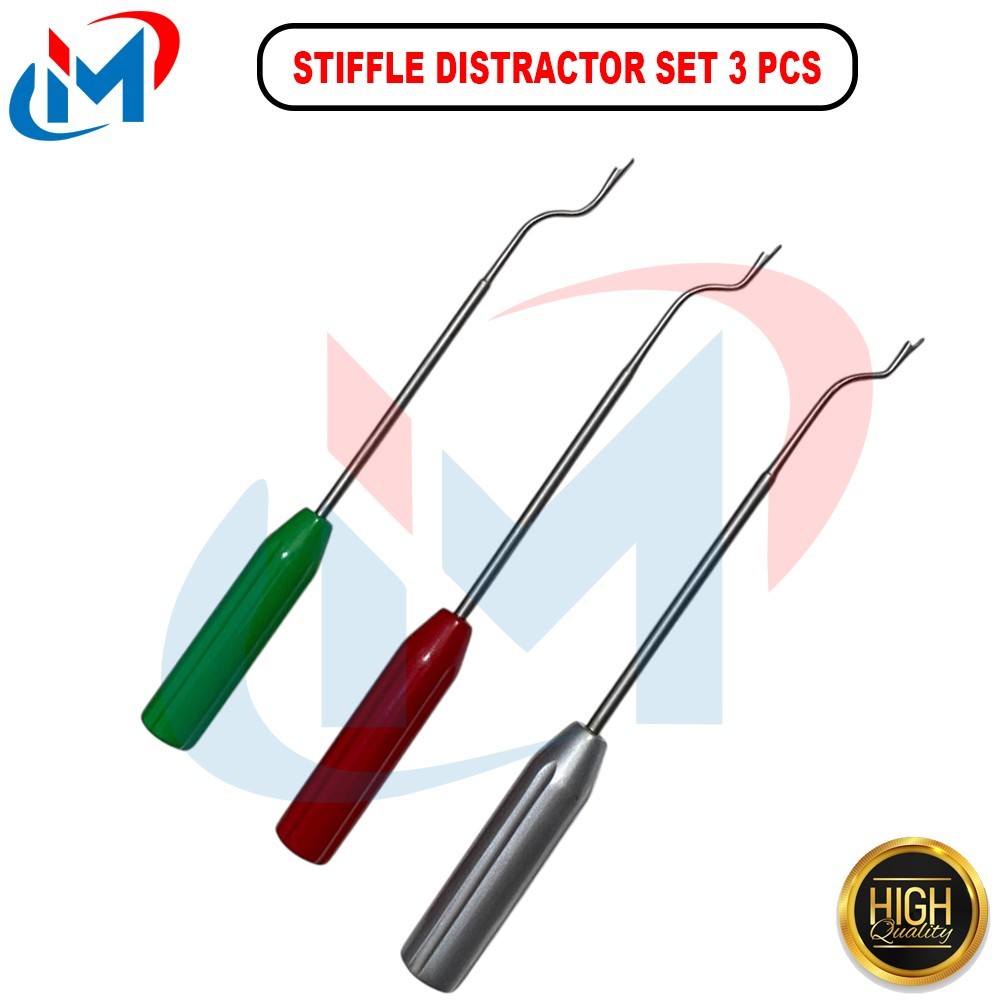 Stifle Distractor Canine Veterinary 13, 20, 27mm 3 Pcs Set Surgical Instrument