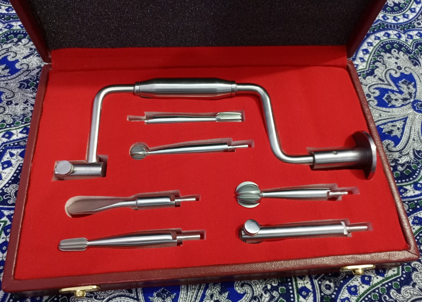 Hudson Brace Hand Drill 7-Piece Set – Surgical Orthopedic Instrument