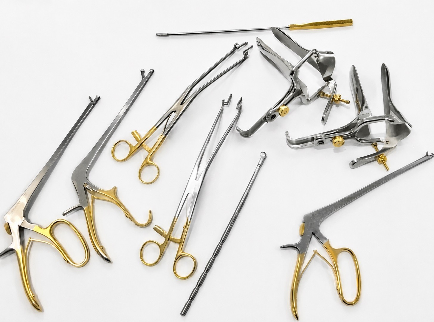 Full Colposcopy Instrument Set Stainless Steel Surgical Examination Kit CE