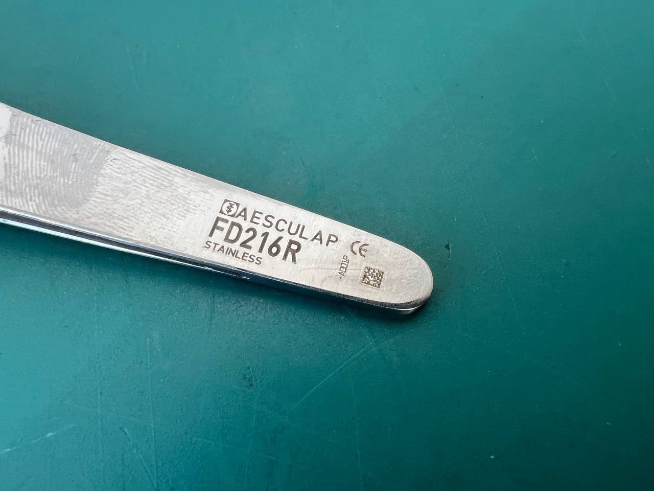 Aesculap FD216R Yasargil MICROFORM Micro Tumor Bayonet Forceps Straight