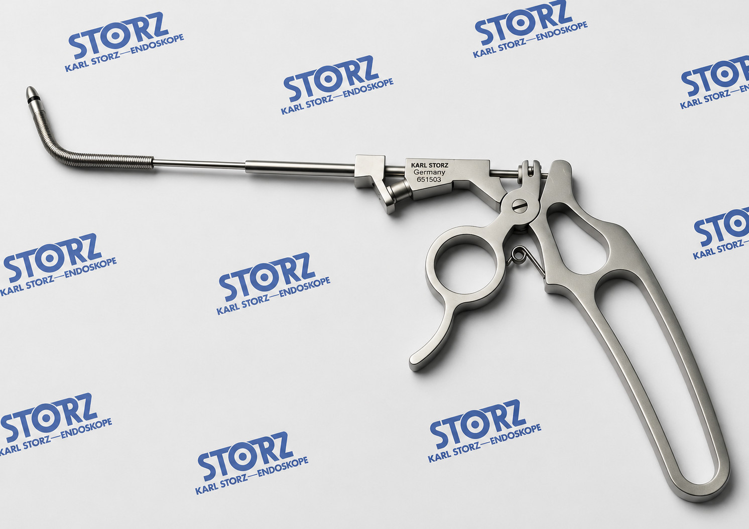 HOSEMANN KARL STORZ 651503 Frontal Sinus Nasal Recess Punch Circular Cutting 8″