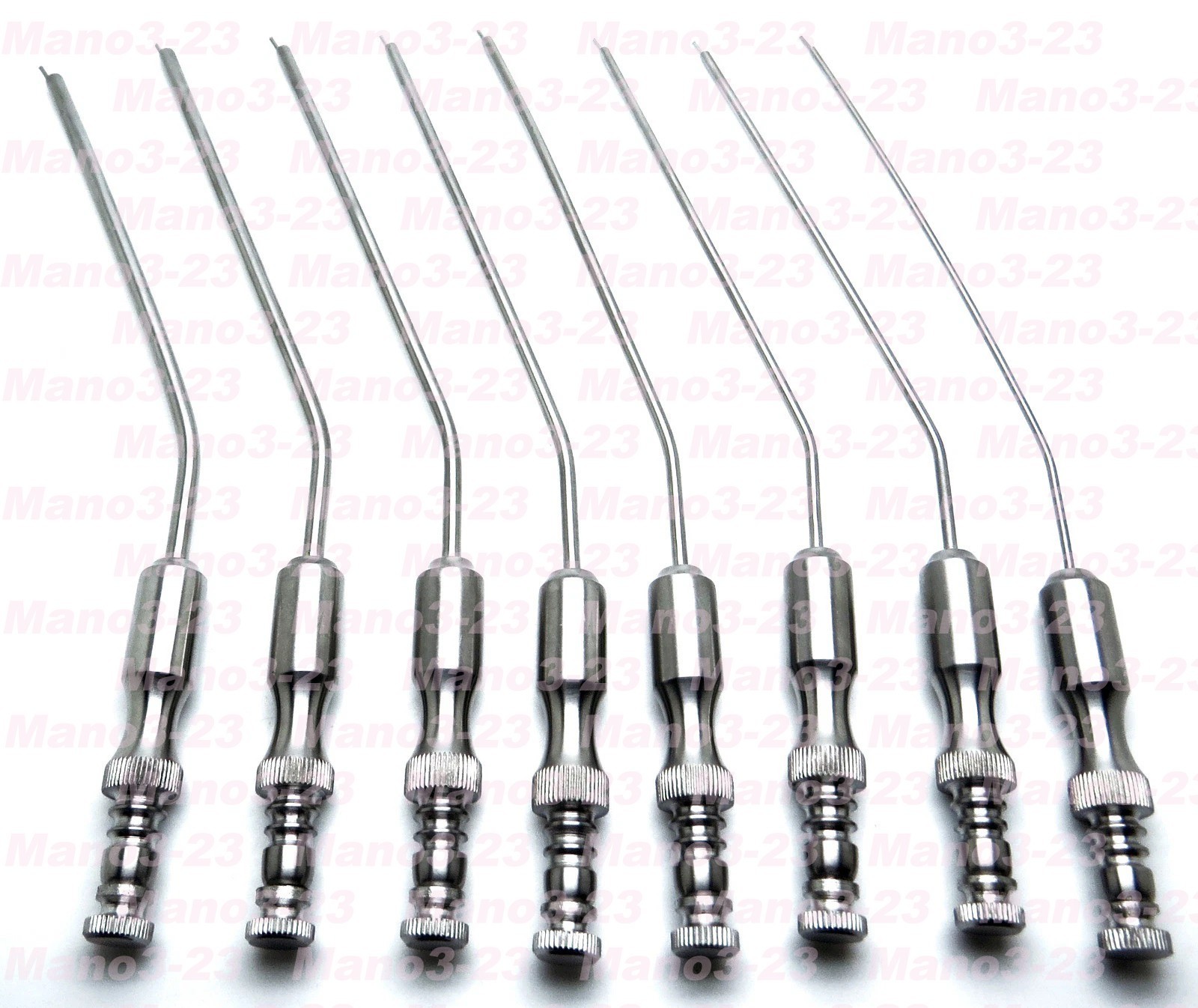Frazier Suction Tubes 5,6,7,8,9,10,11,12 Surgical Diagnostic Instrument Set of 8