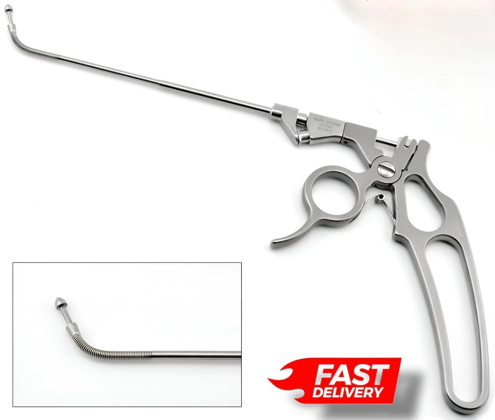 KARL STORZ 651503 HOSEMANN Frontal Sinus Nasal Recess Punch Circular Cutting 8