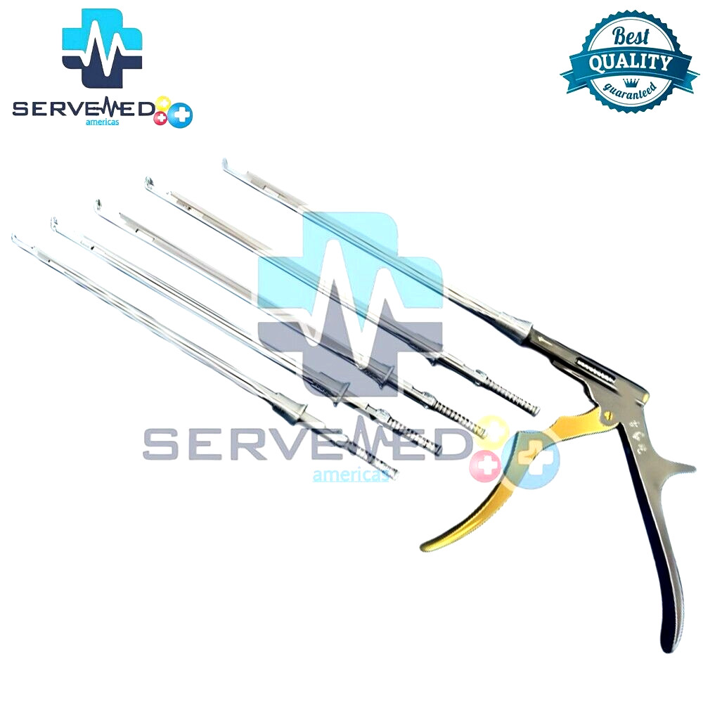 40° Kerrison Rongeurs Rotating 360° Angle 1mm,2mm,3mm,4mm,5mm Lenght 18cm