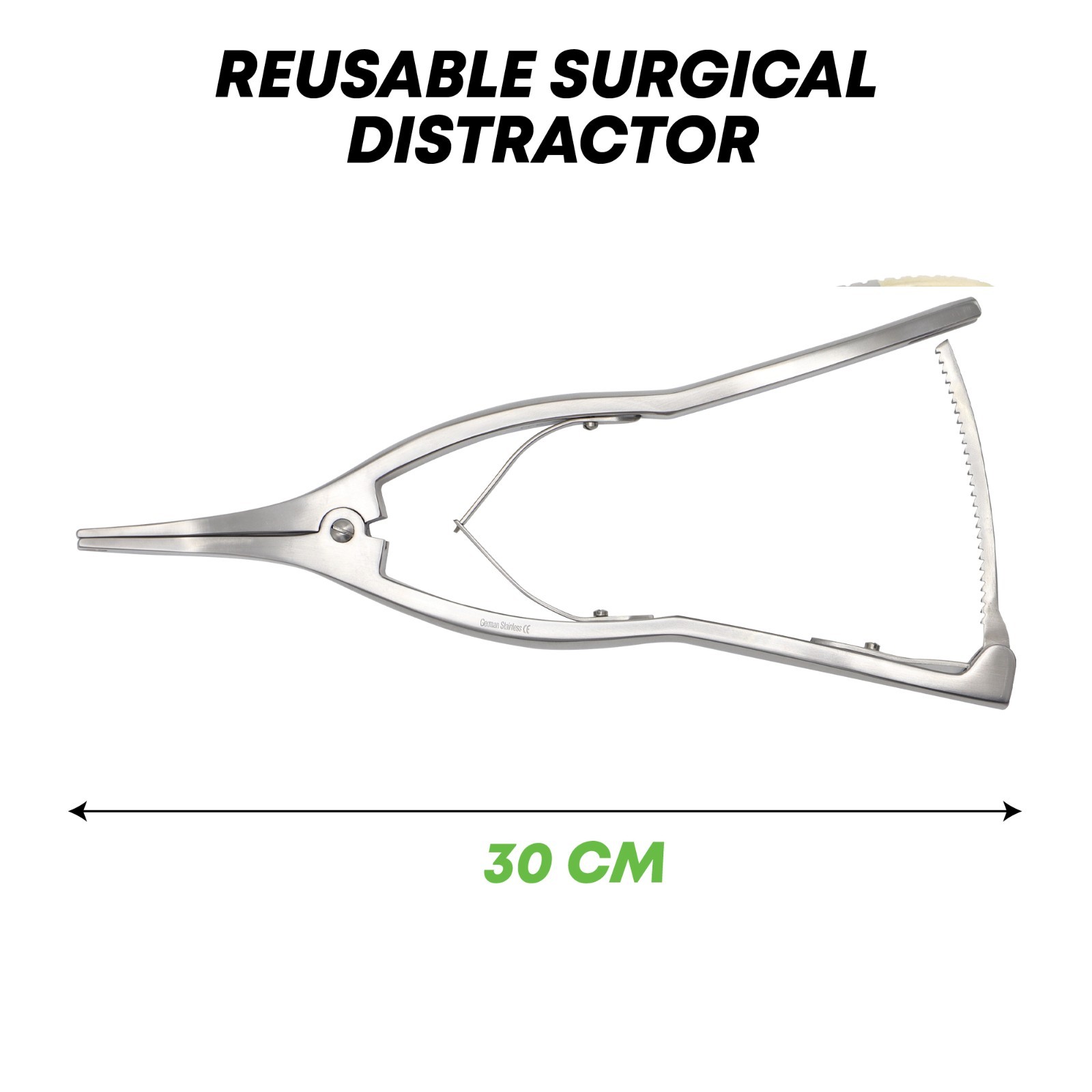 Distractor 30cm 12″ Leaf Spring for Screw & Rods Orthopedic Surgical Instrument