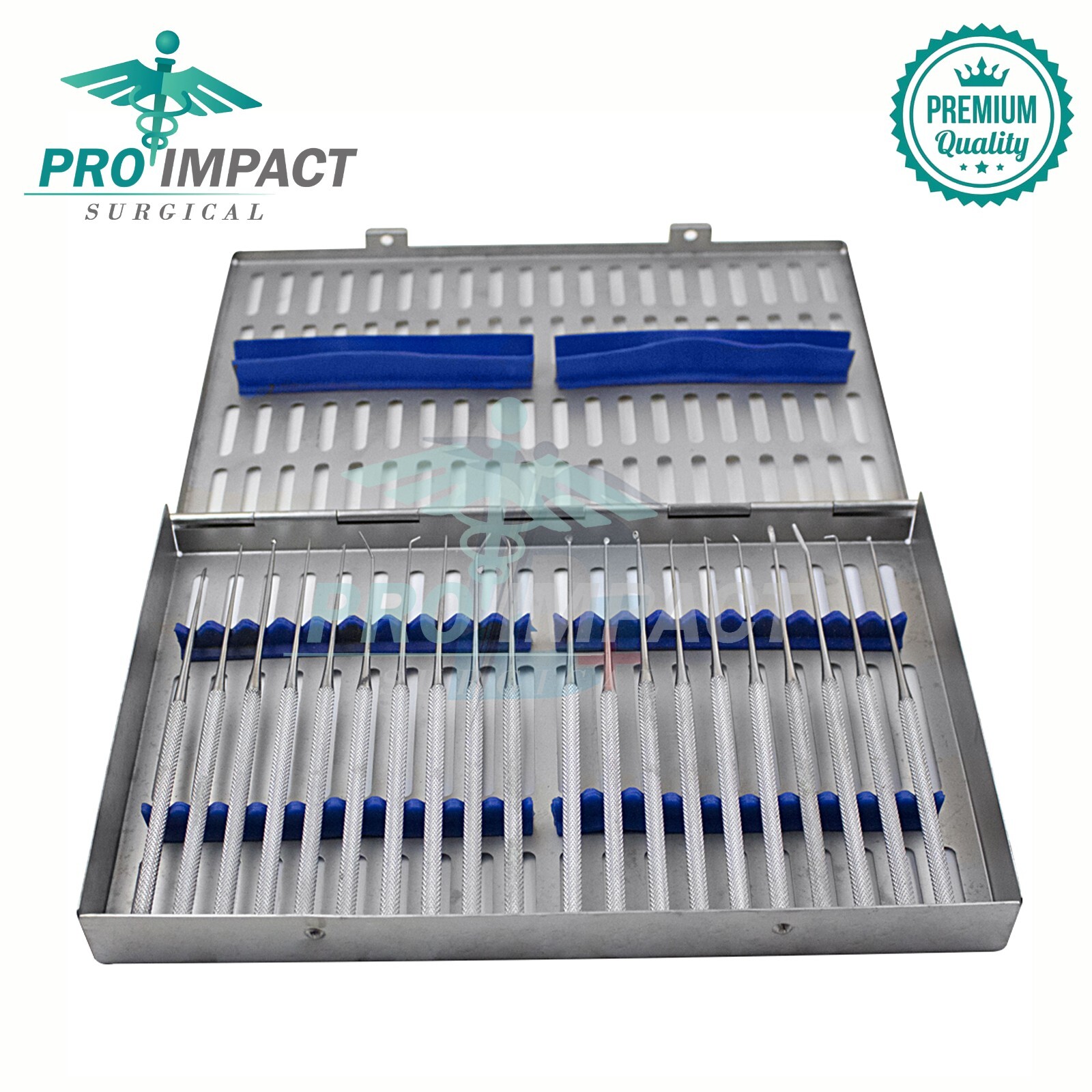 Rhoton Micro Dissector Expanded Set 20 Pieces Neurosurgery Instruments
