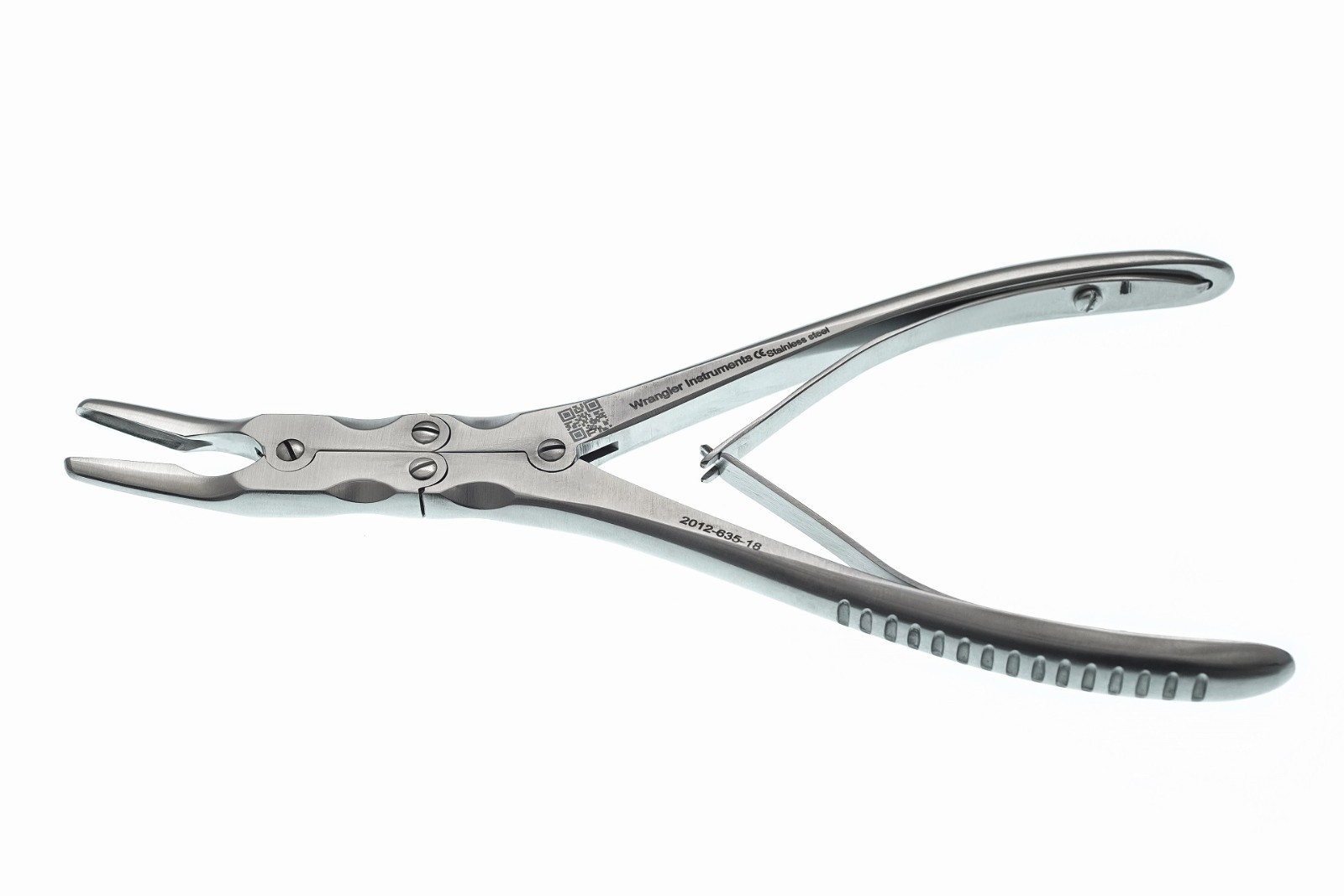Beyer Rongeur Triple-Forged 7 1/4 inch Double action, Slightly Curved Jaws 3.5mm