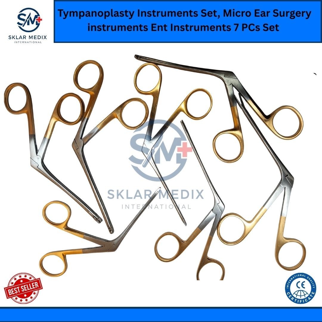 Tympanoplasty Instruments Set, Micro Ear Surgery instruments