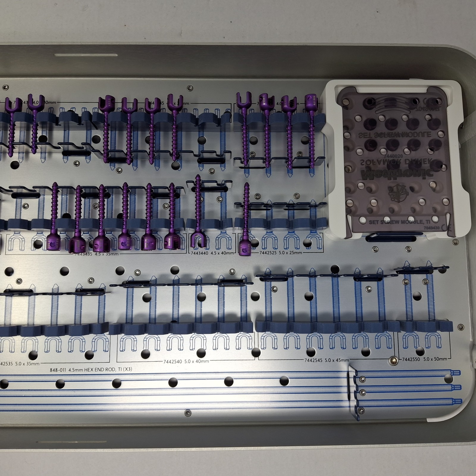 Medtronic 7049450 CD Horizon Legacy 4.5 Spinal System Fixed Angle Screws, TI
