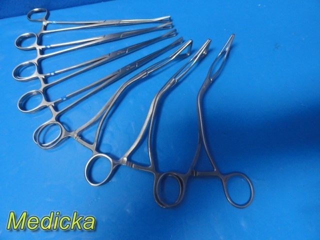 12x Surgical Grasping Forceps Collins Pennington Duval Lovelace ~ 39636