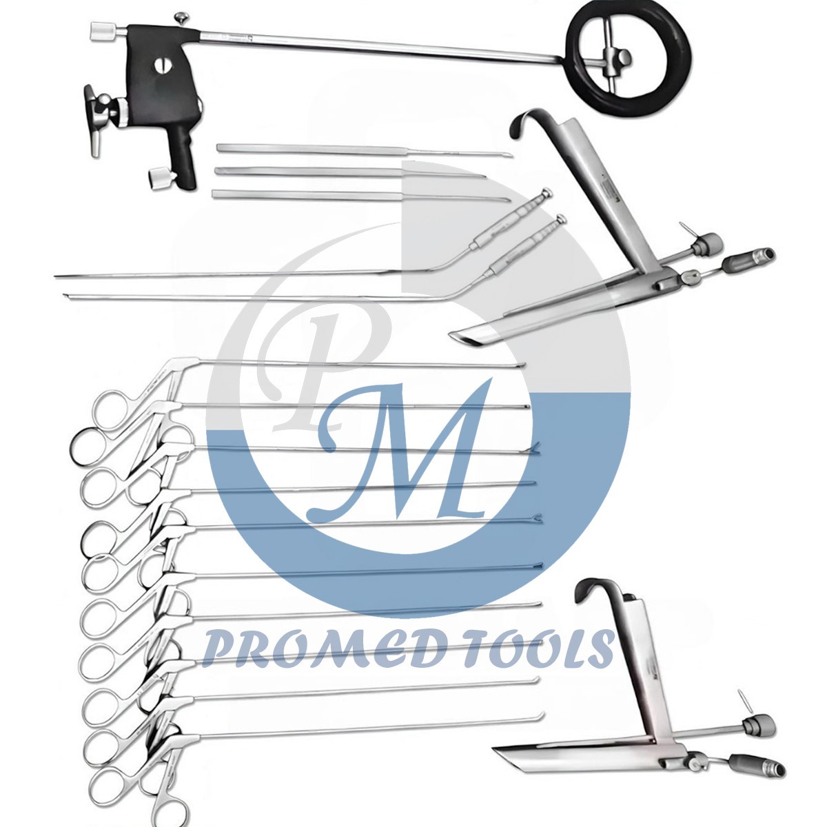 Pedestal Laryngoscope Set Micro Laryngeal Surgery ENT Endoscopic Instruments