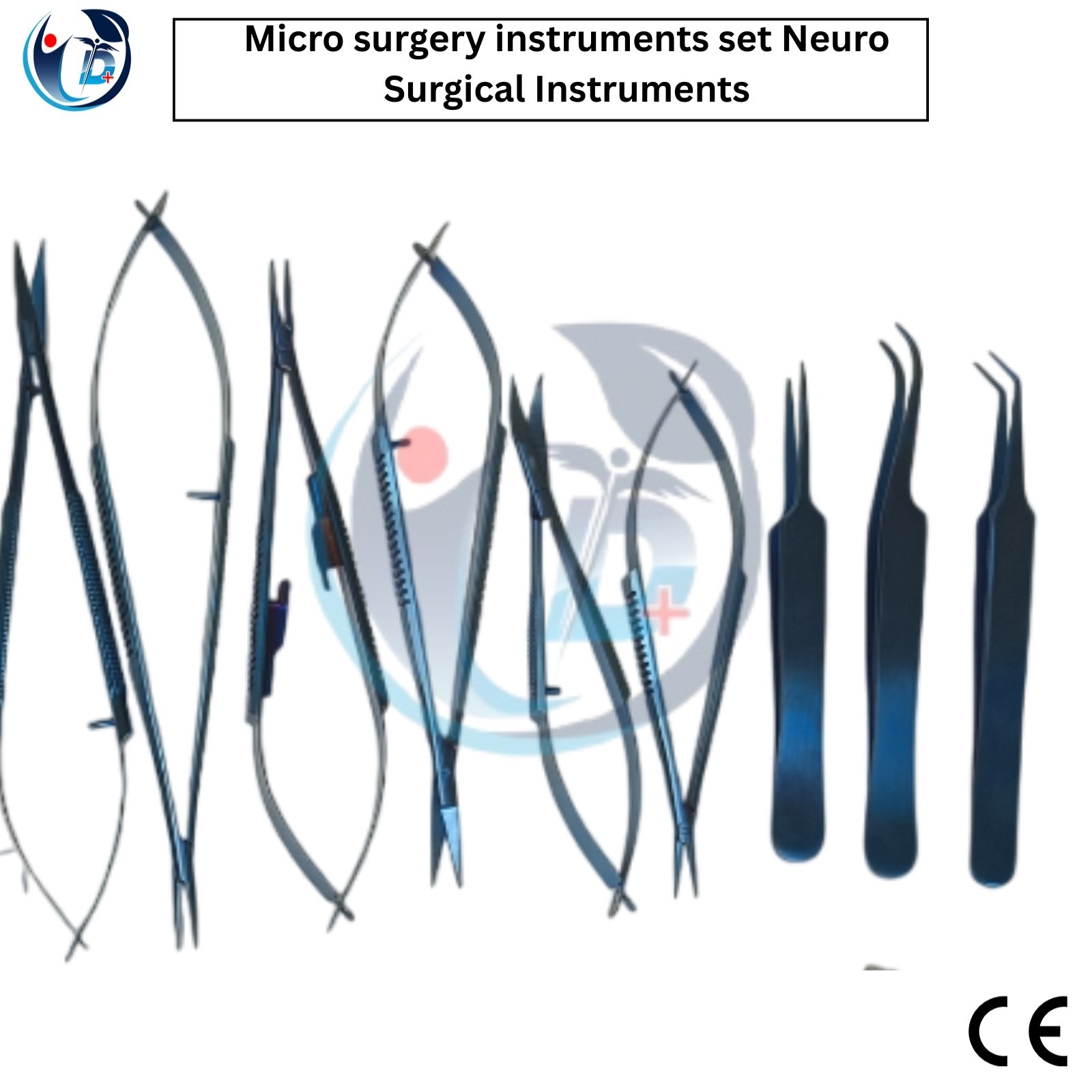 Micro surgery instruments set Neuro Surgical Titanium coated Instruments