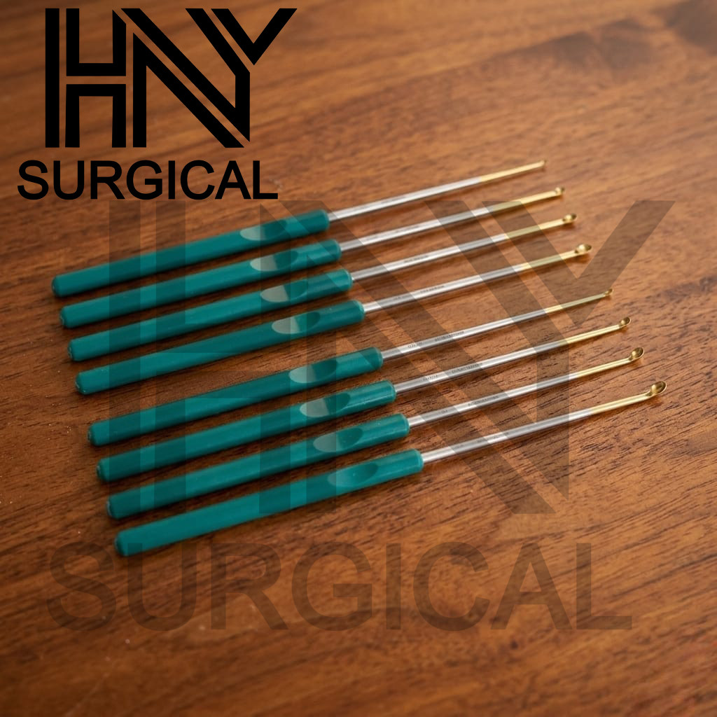 Micro Spine Bone Curette 8PCs Set Surgical Orthopedic Instruments