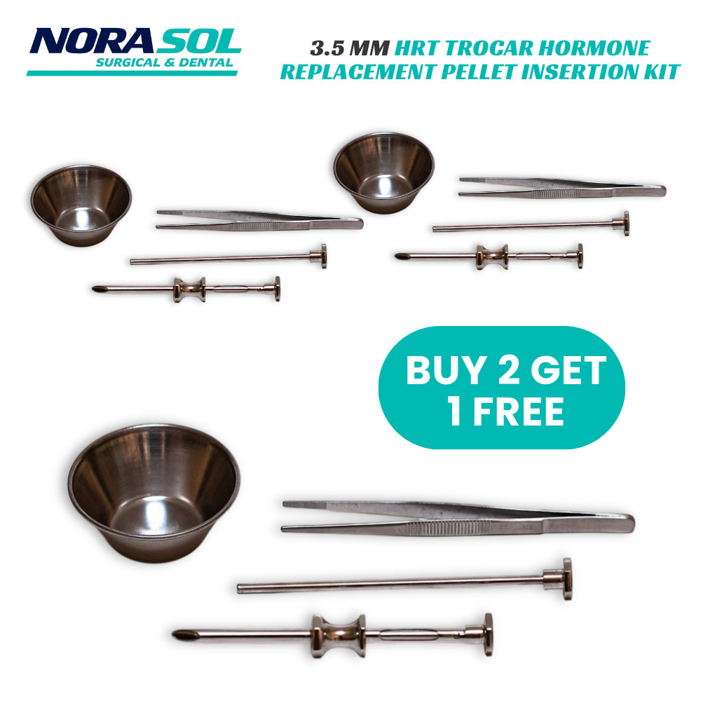 3.5mm HRT Trocar Hormone Replacement Pellet Insertion Kit | Buy 2 Get 1 Free