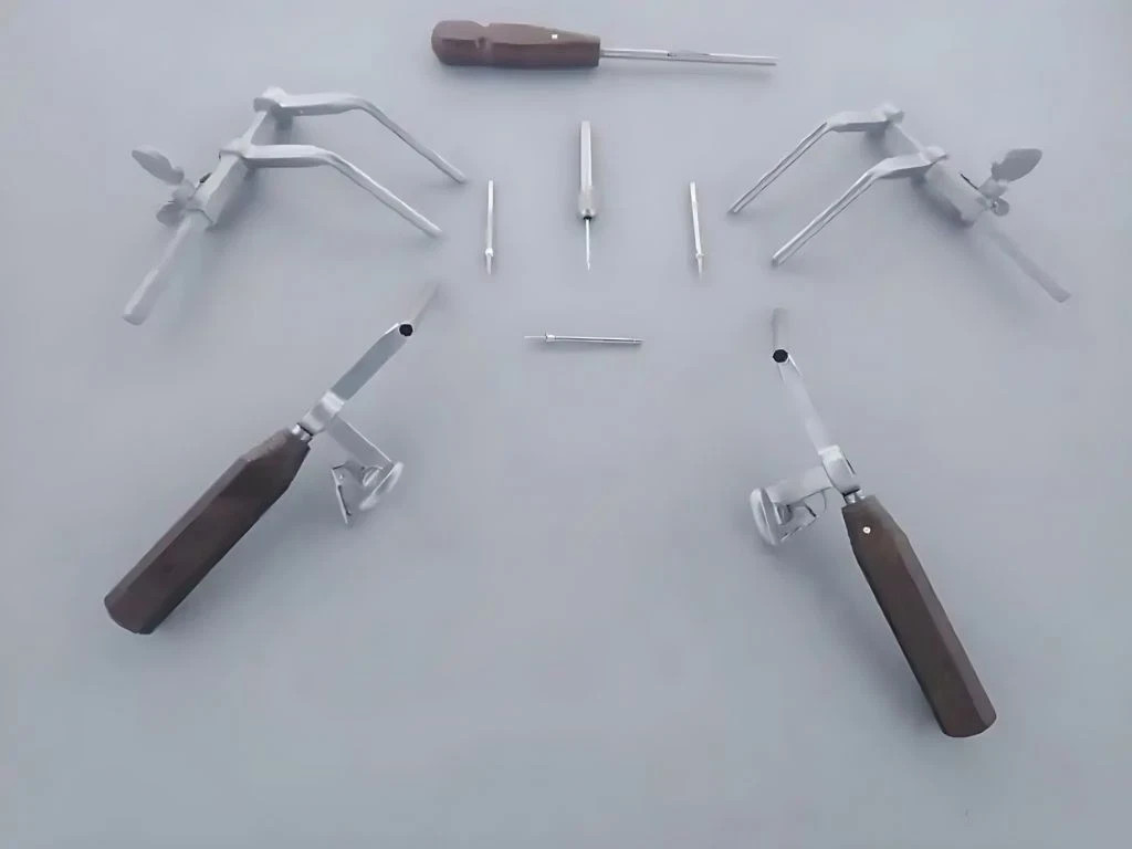 Caspar Cervical Distractor Set Right & Left Stainless Steel Spine Surgery Kit