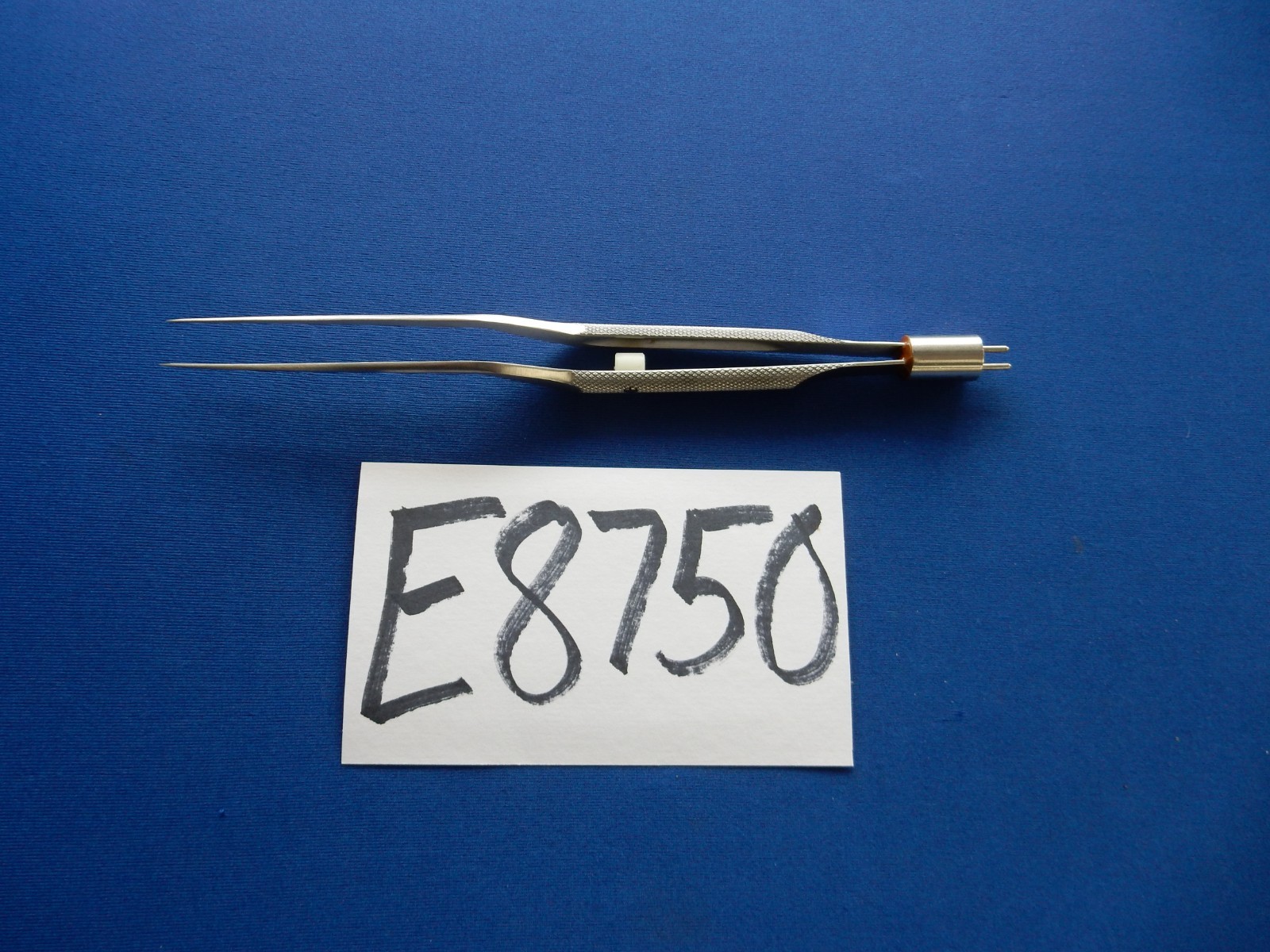 V. Mueller NL3785-110 Rhoton Bayonet Bipolar Forceps .3mm Tips