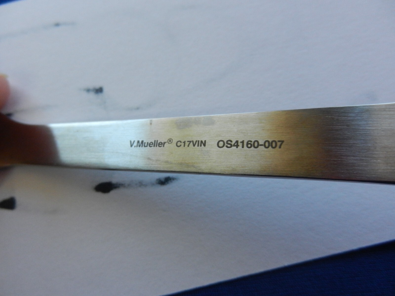 E5809 V. Mueller OS4160-007 Hohmann 16mm Finger Ring Retractor