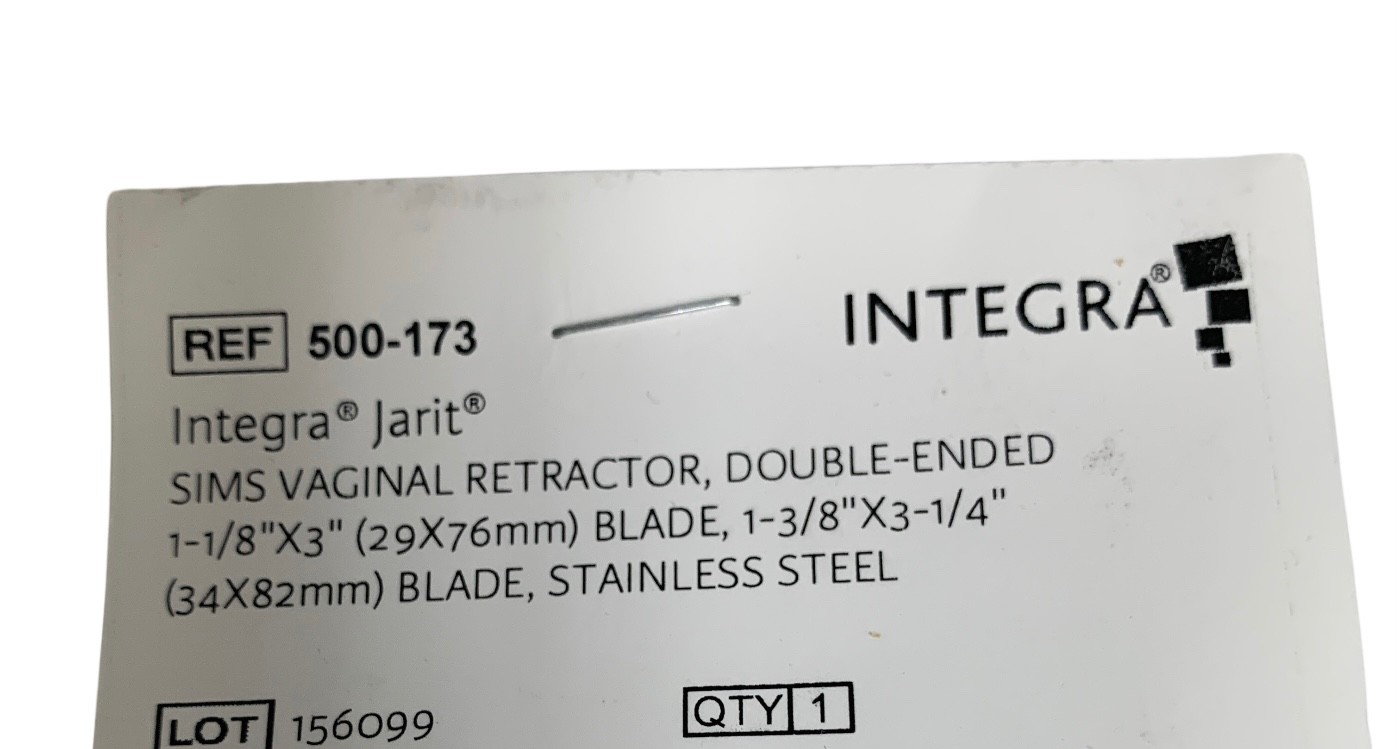 Jarit 500-173 Sims Vaginal Retractor Double-Ended 7-1/4″ Large OB/GYN NEW