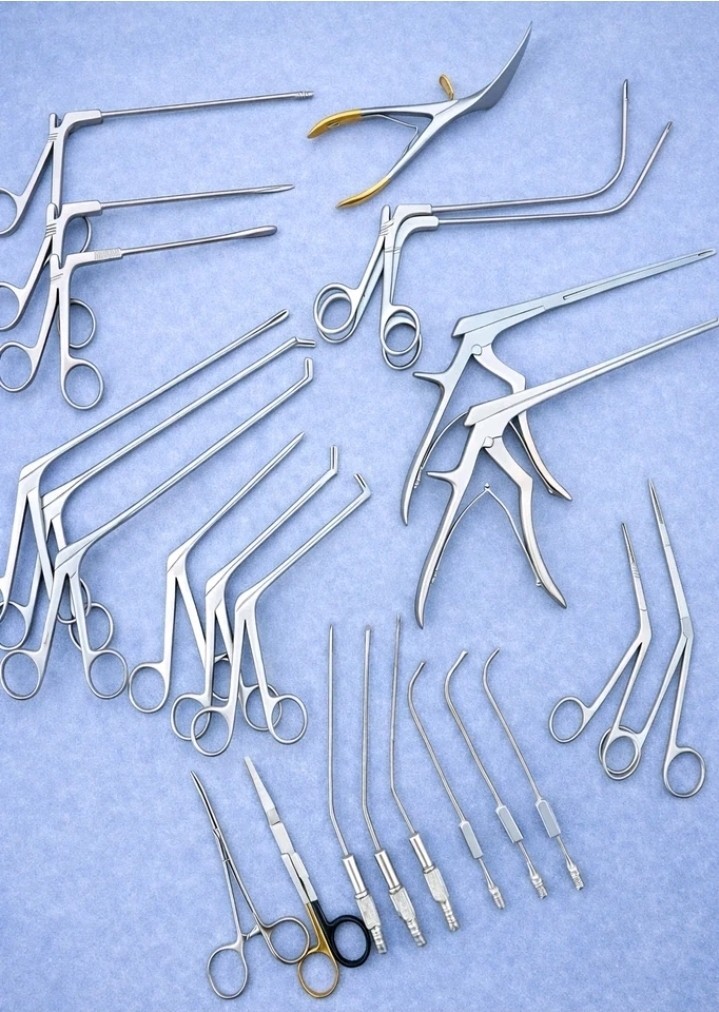 ENT Spine Surgery Surgical Instruments Set Laminectomy Kerrison Rongeur Kit
