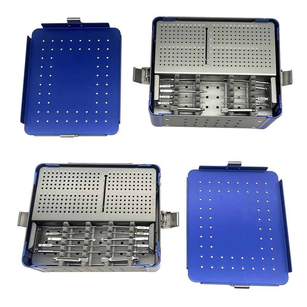 1.5mm 2.0mm Finger Palm Bone Trauma Locking Plate 2.5-2.7mm Instrument Set