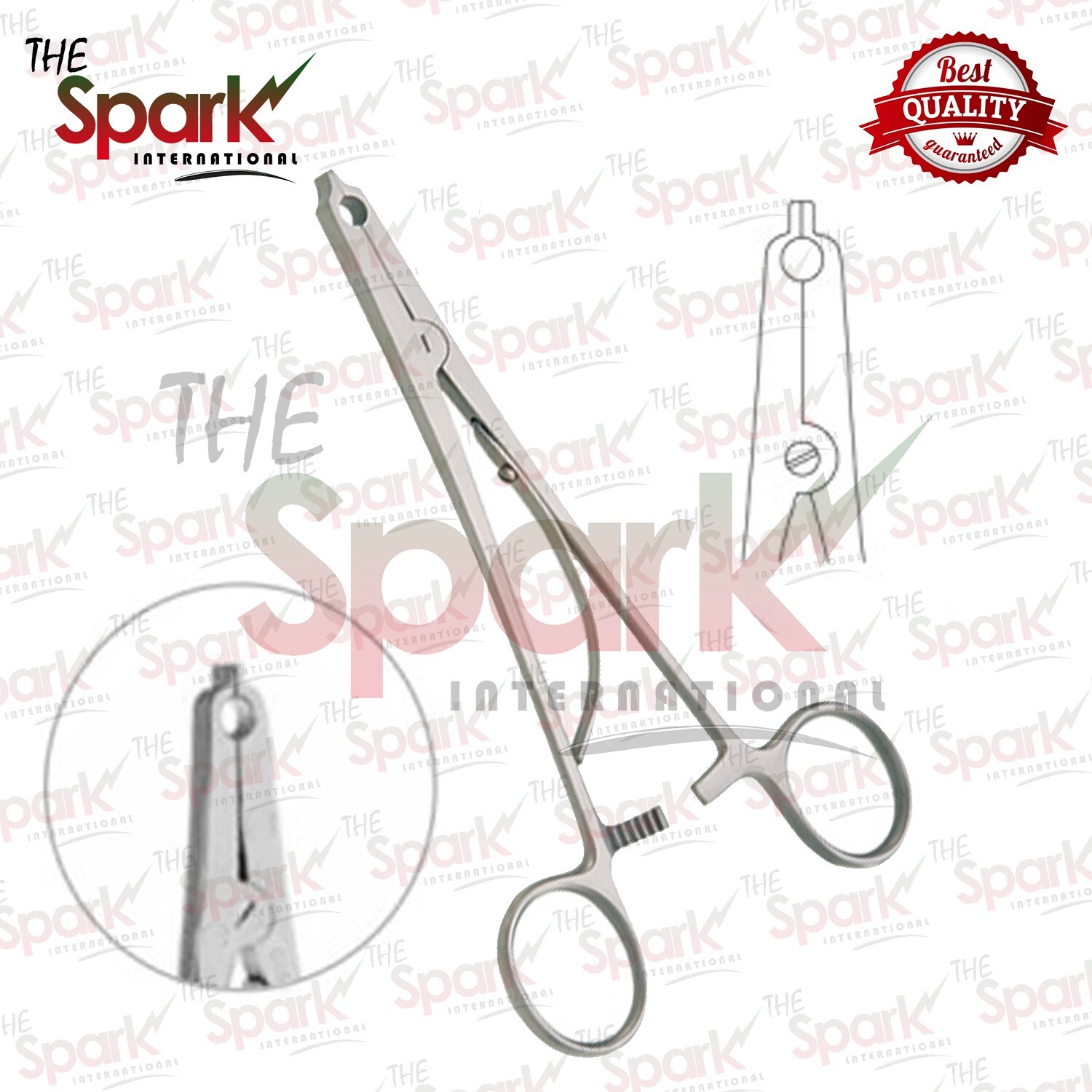 Raney Scalp Clip Applying Forceps Neuro Surgical Instruments