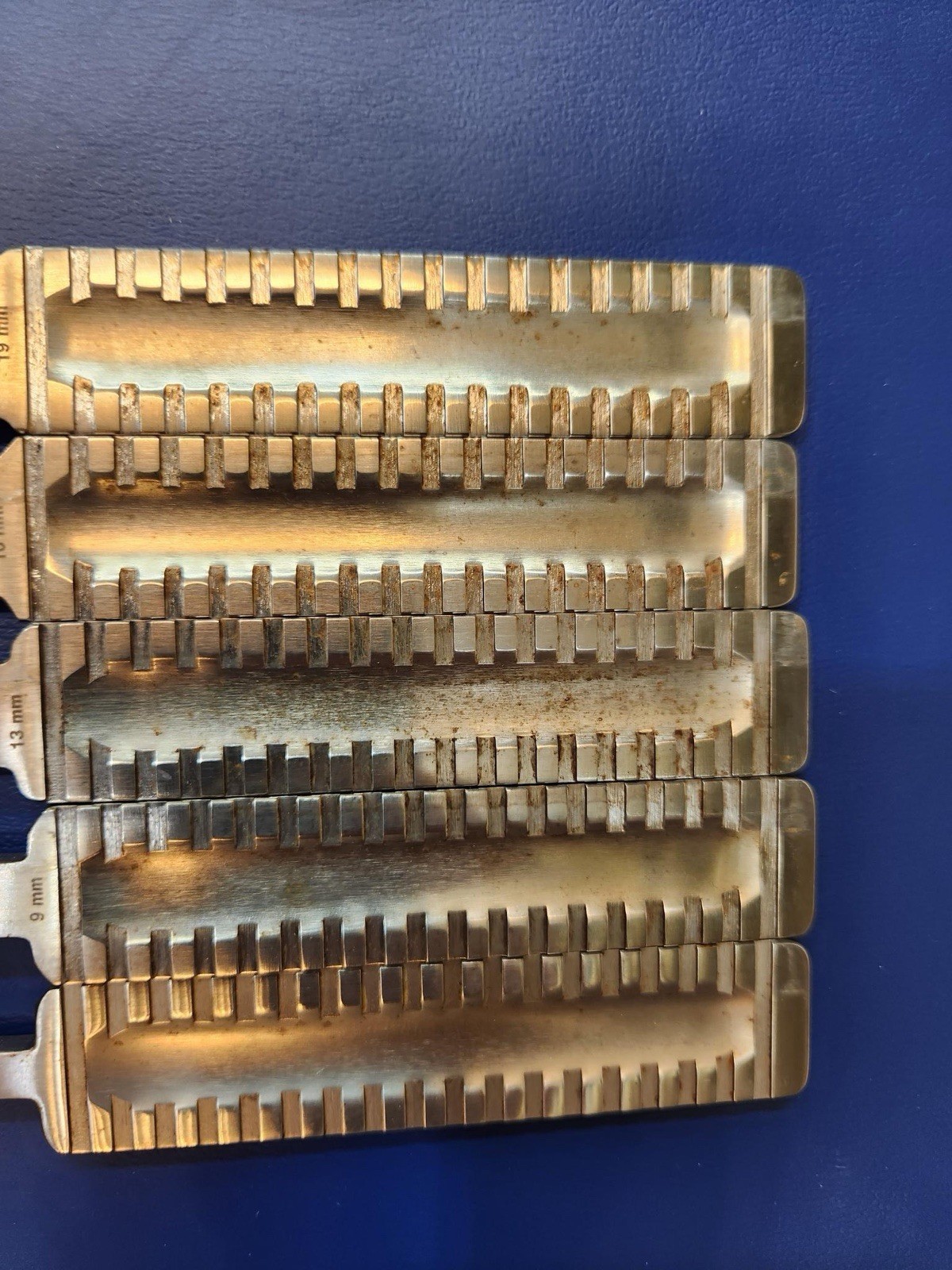 Karlin CURVED OSTEOTOMES 003 Nero / Full Set In Box