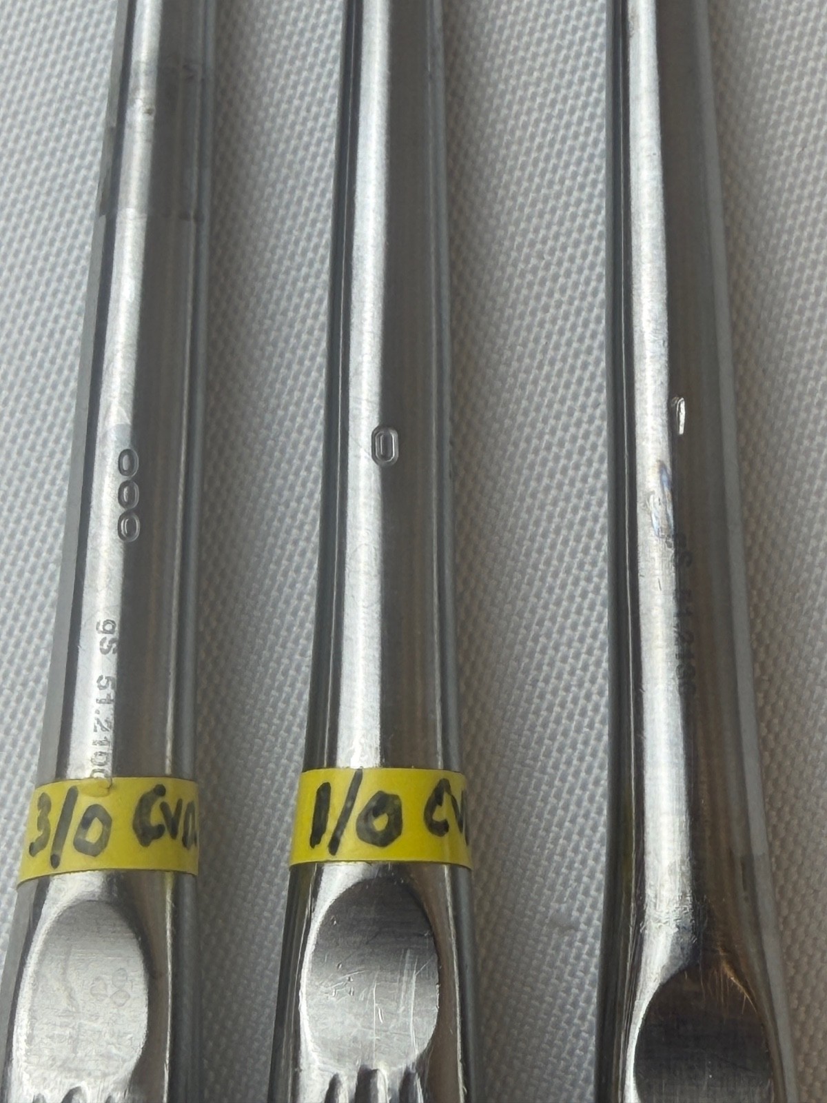 Set of 9 Millennium 9″ Brun Bone Curettes Reverse & Forward Angle Straight Neuro