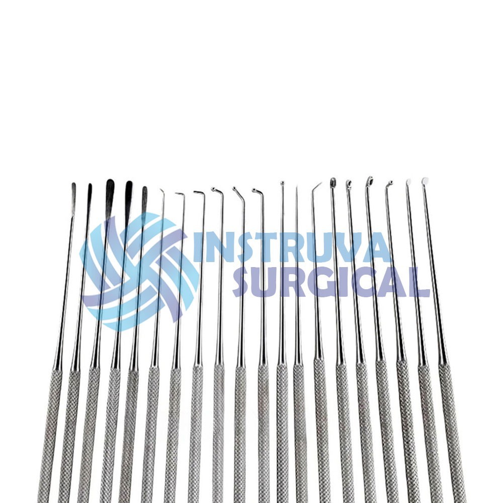 Rhoton Micro Dissector Expanded Set 20 Pcs Neurosurgery Instruments Surgical Kit