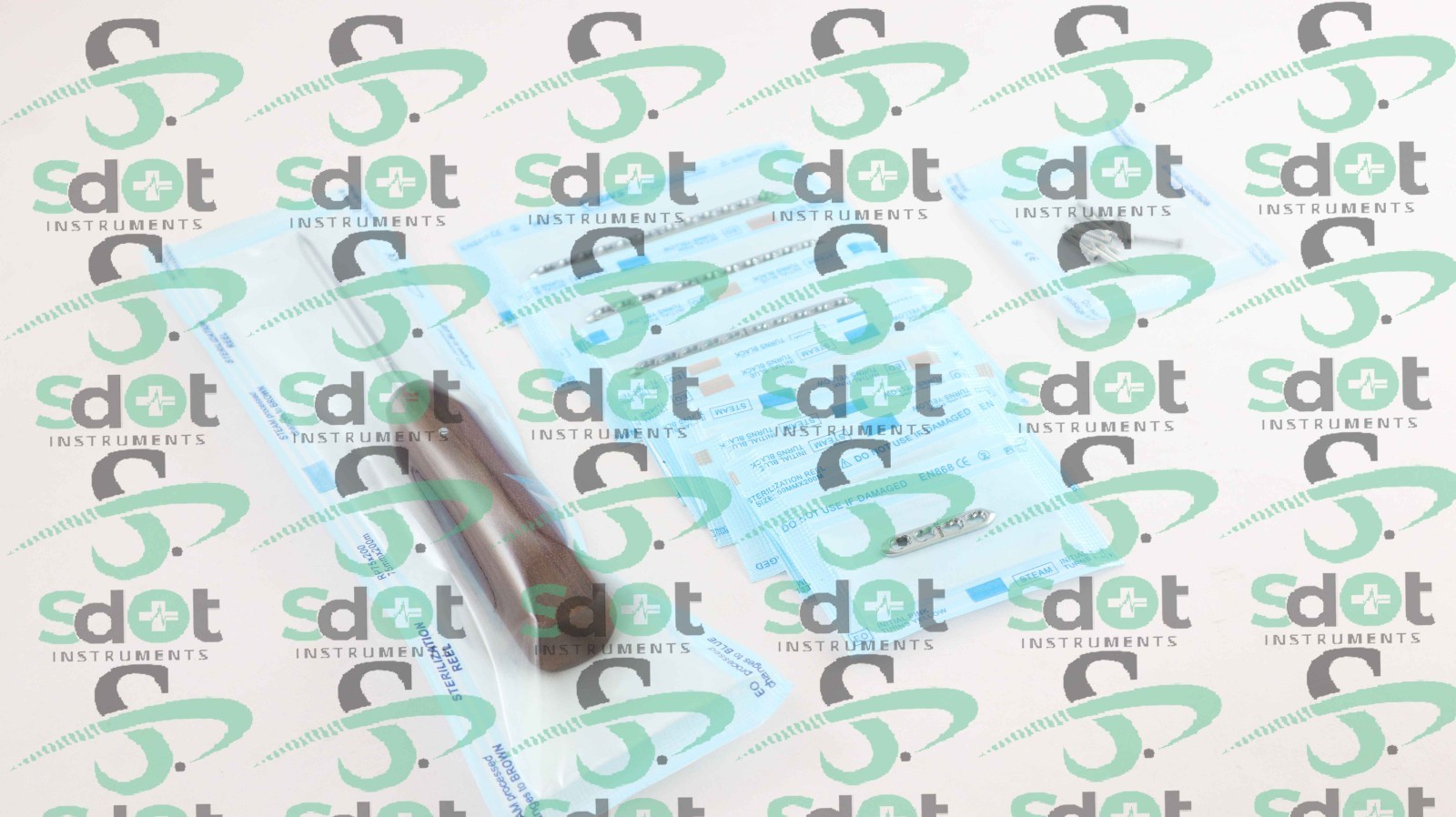 2.0mm LCP (Locking Compression Plate) & Screws , 91 PCs Set 316L Steel SdOt Inst