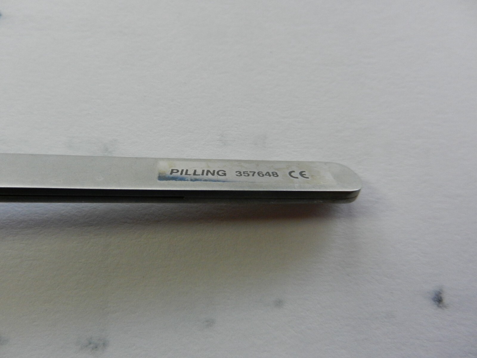 E4451 Pilling 357648 Micro Ring Straight Tip Forceps 20cm Overall Length