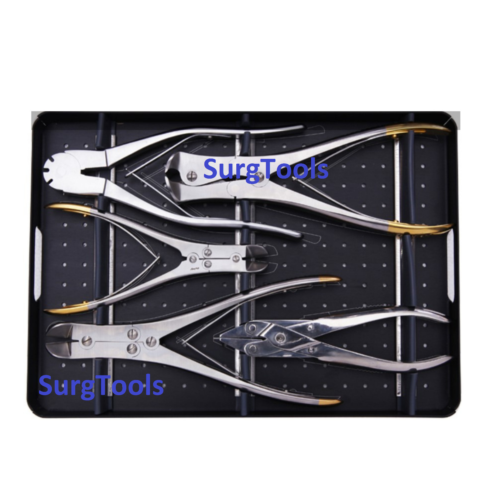 K Wire Instruments Set Krischner Wire Set with Aluminum Box
