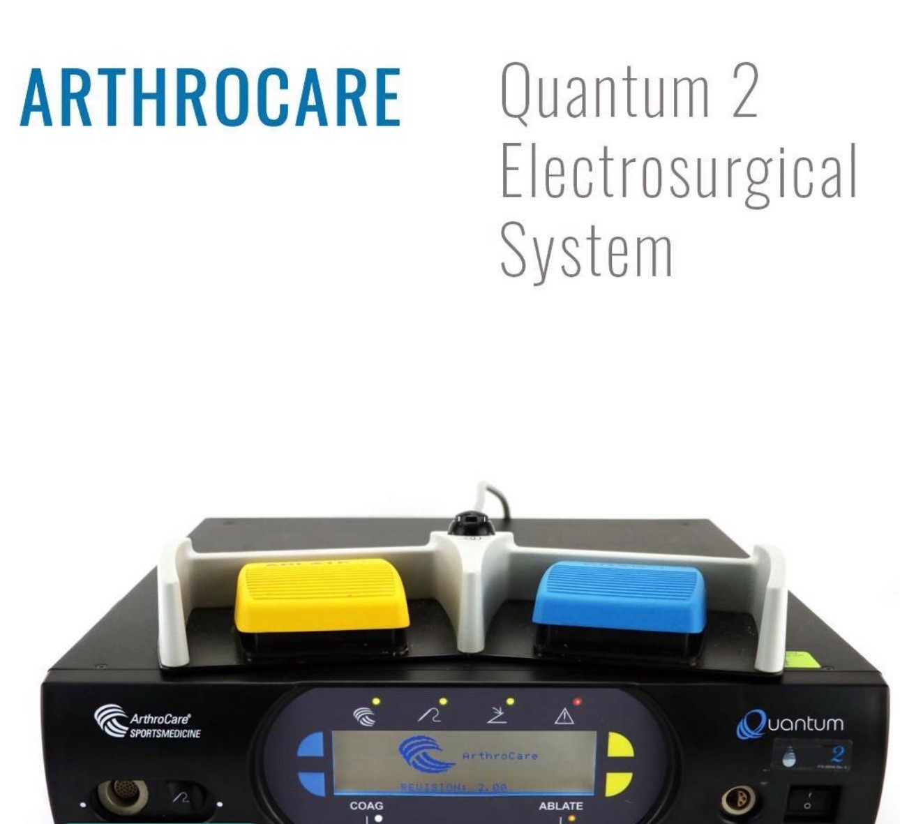 S&N ArthroCare Quantum 2 RF12000 ESU With FootPaddle (Wands Available)
