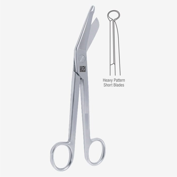 Esmarch Cast & Bandage Scissor,8″, Angled Blades, Heavy Duty, Premium, Stainless