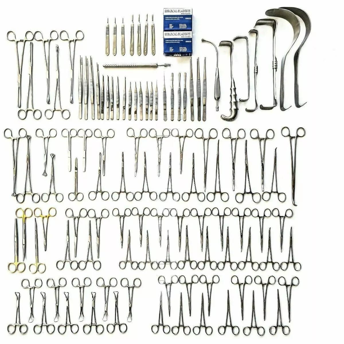 108 Instruments Basic Laparotomy Set Surgical Medical