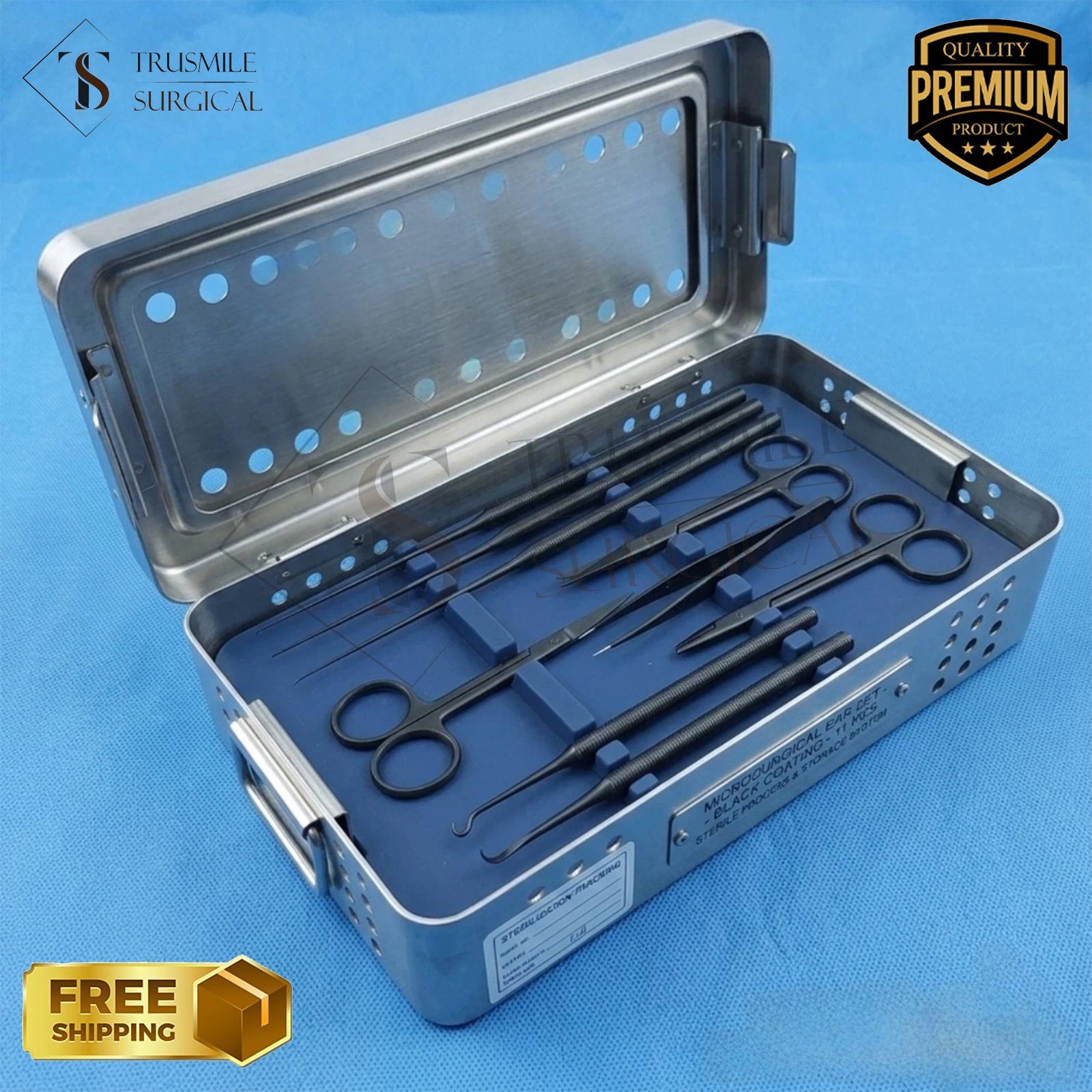 Micro Ear Surgery Instruments Set ENT Surgical Instrument Kit