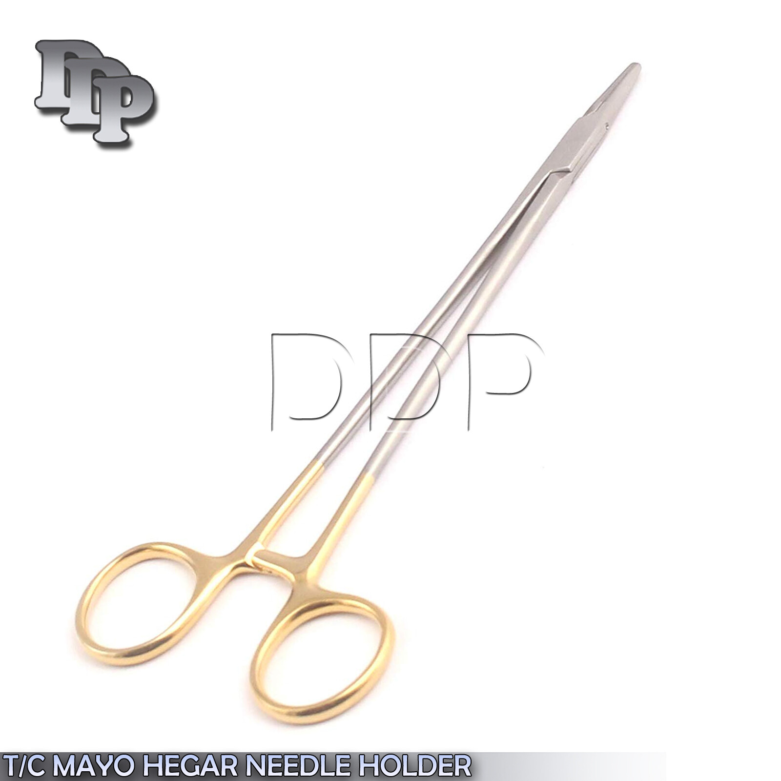 T/C Mayo Hegar Needle Holder 8″ Tungsten Carbide Inserts