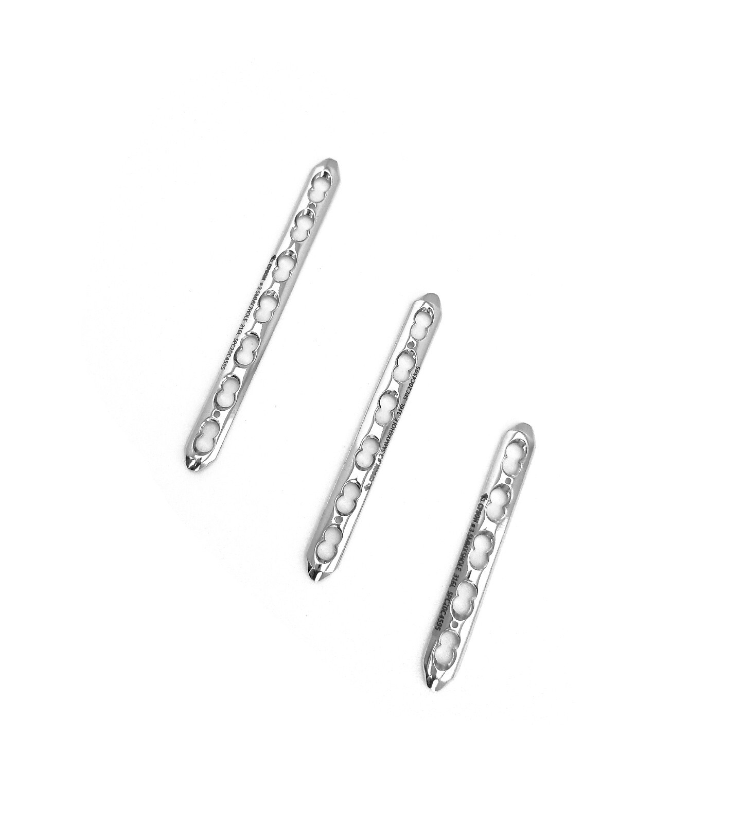 Veterinary One third tubular locking plate 3.5mm lot of 10 pcs